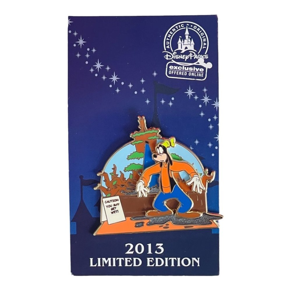 Disney 2013 Splash Mountain Goofy Limited Edition Pin